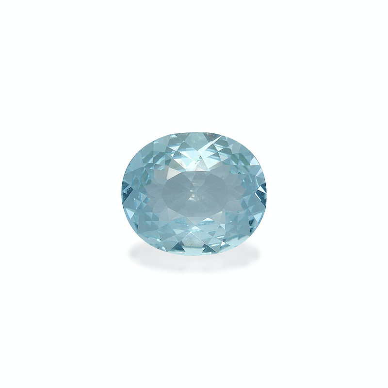 OVAL-cut Aquamarine Sky Blue 3.86 carats