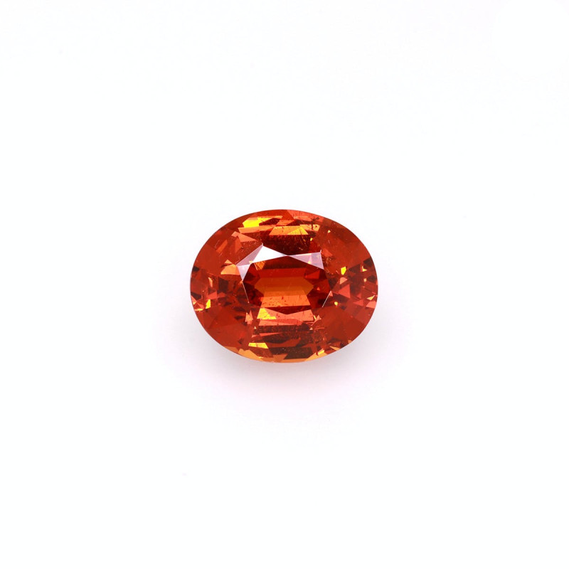 OVAL-cut spessartite Orange 7.80 carats