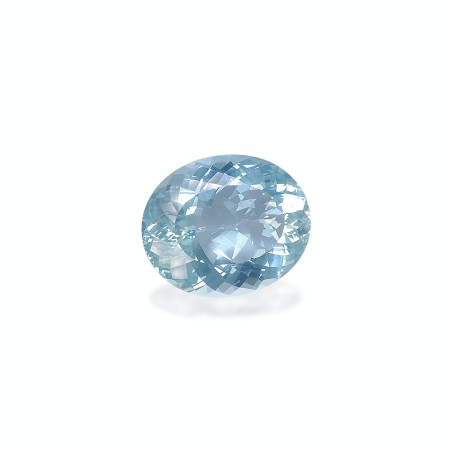 Aguamarina taille OVALE Bleu Ciel 103.59 carats