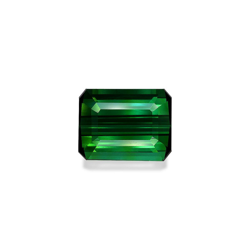 RECTANGULAR-cut Green Tourmaline Basil Green 10.68 carats