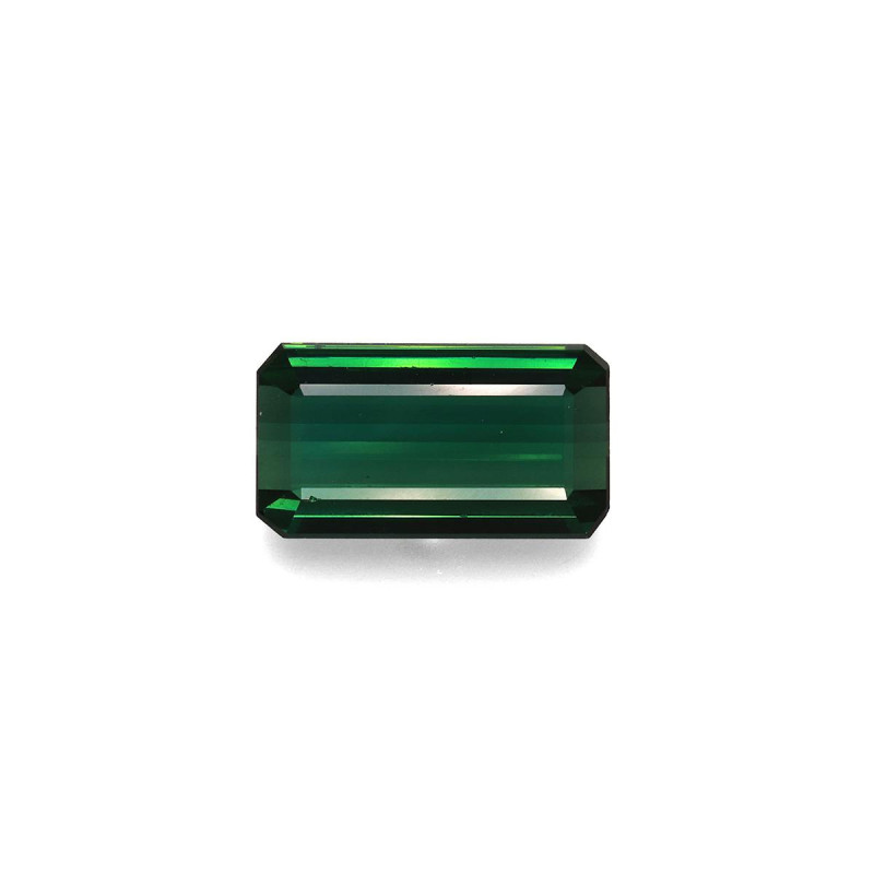 RECTANGULAR-cut Green Tourmaline Basil Green 14.66 carats