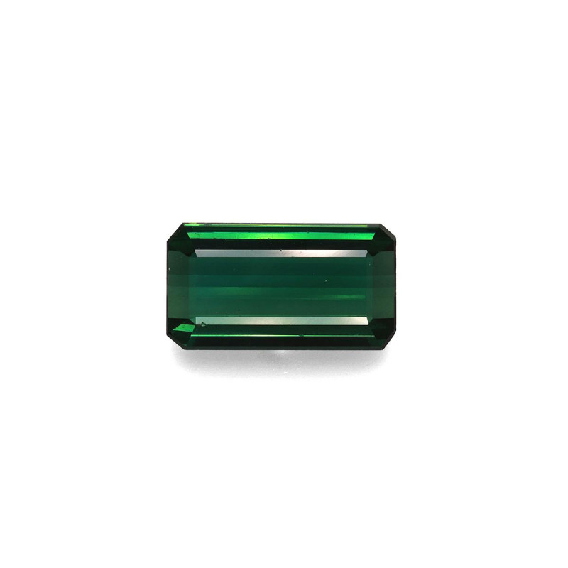 Tourmaline Verte taille RECTANGULARE Basil Green 15.09 carats