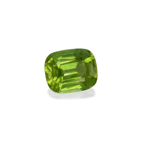 CUSHION-cut Peridot Pistachio Green 5.89 carats