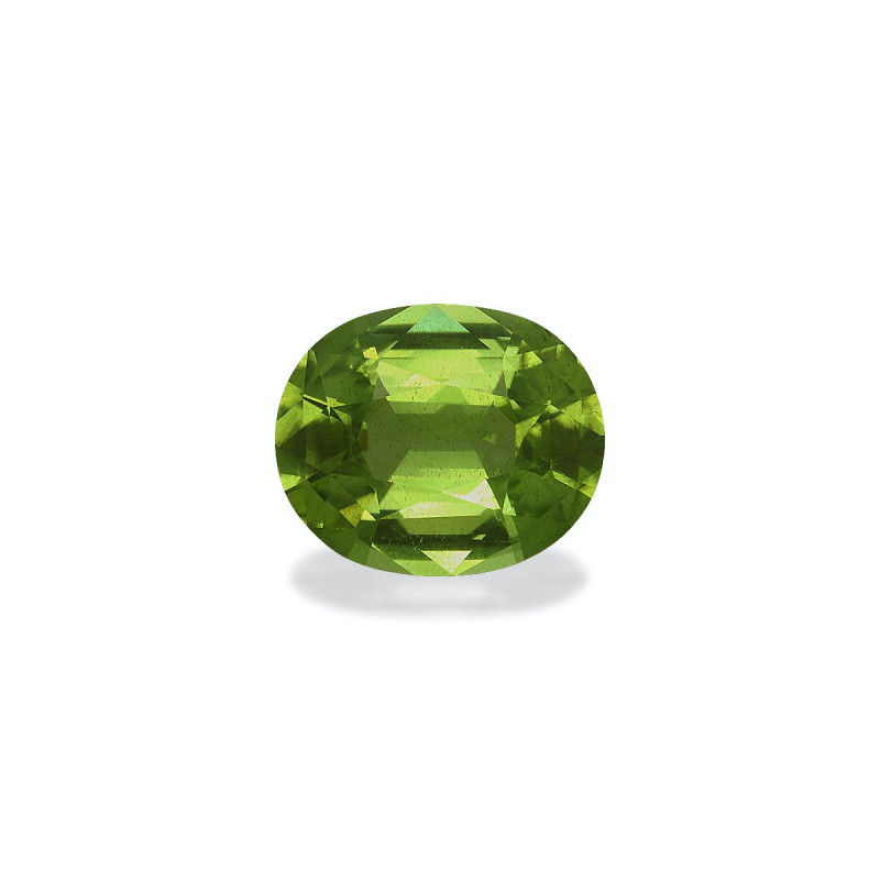 OVAL-cut Peridot Pistachio Green 4.62 carats