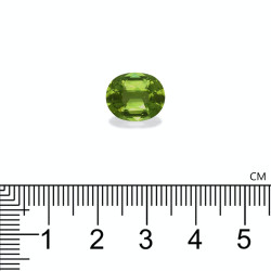 Ovale geslepen Peridot Pistache Groen 4.62 karaat