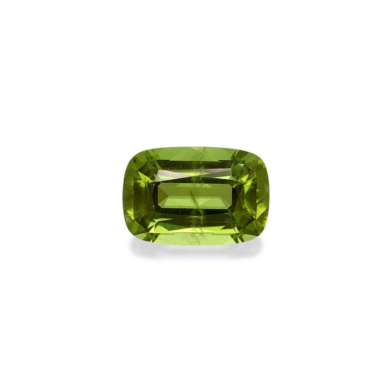 橄榄石 taille 靠垫 青柠绿 4.77 carats