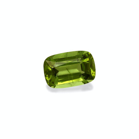 CUSHION-cut Peridot Lime Green 4.77 carats