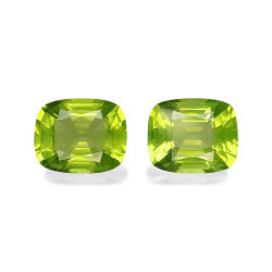 Kussen geslepen Peridot Lime Green 8.79 karaat