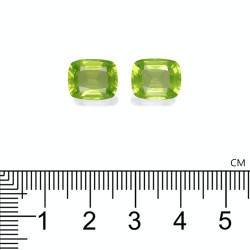 Kussen geslepen Peridot Lime Green 8.47 karaat