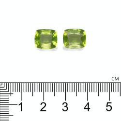 Kussen geslepen Peridot Lime Green 7.72 karaat