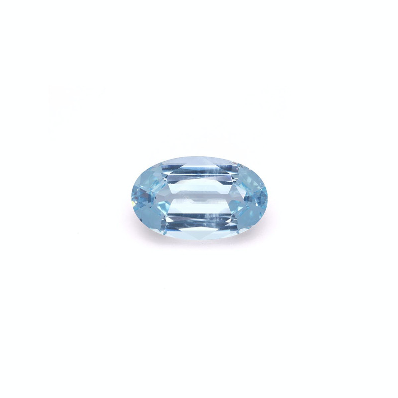 OVAL-cut Aquamarine Baby Blue 14.50 carats