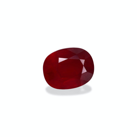 OVAL-cut Mozambique Ruby Red 4.02 carats
