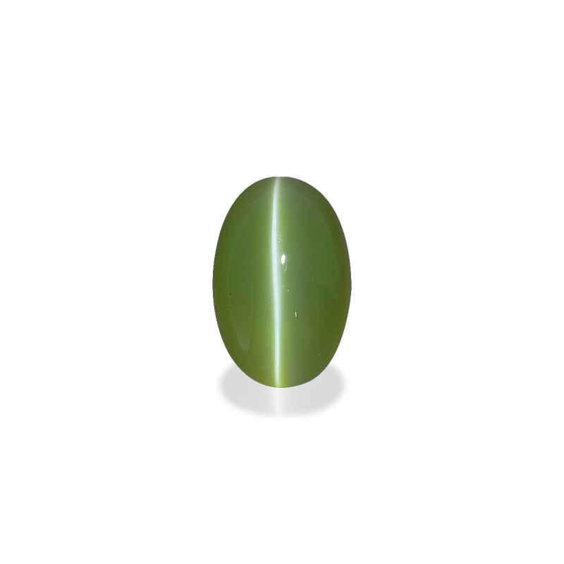OVAL-cut Cats Eye Lime Green 10.69 carats