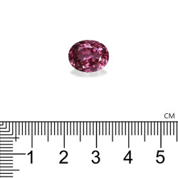 Ovale geslepen Fuscia Roze Spinel van 6.04 karaat