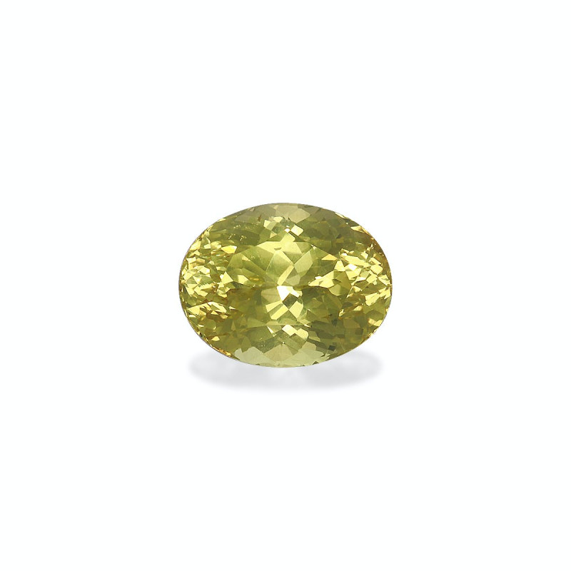 Chrysoberyl taille OVALE Lemon Yellow 3.68 carats