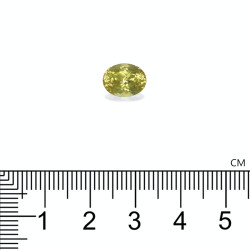 Ovale geslepen Chrysoberyl Lemon Yellow 3,68 karaat