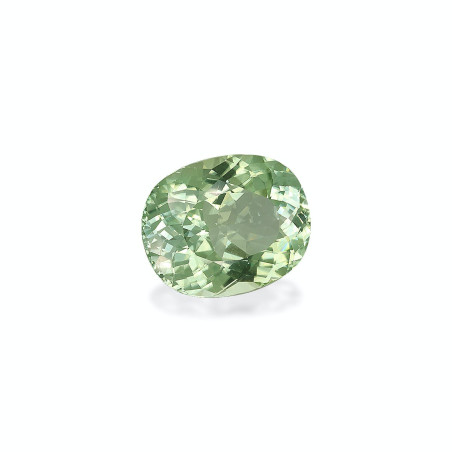 Turmalina Verde taille OVALE Vert Pâle 24.60 carats