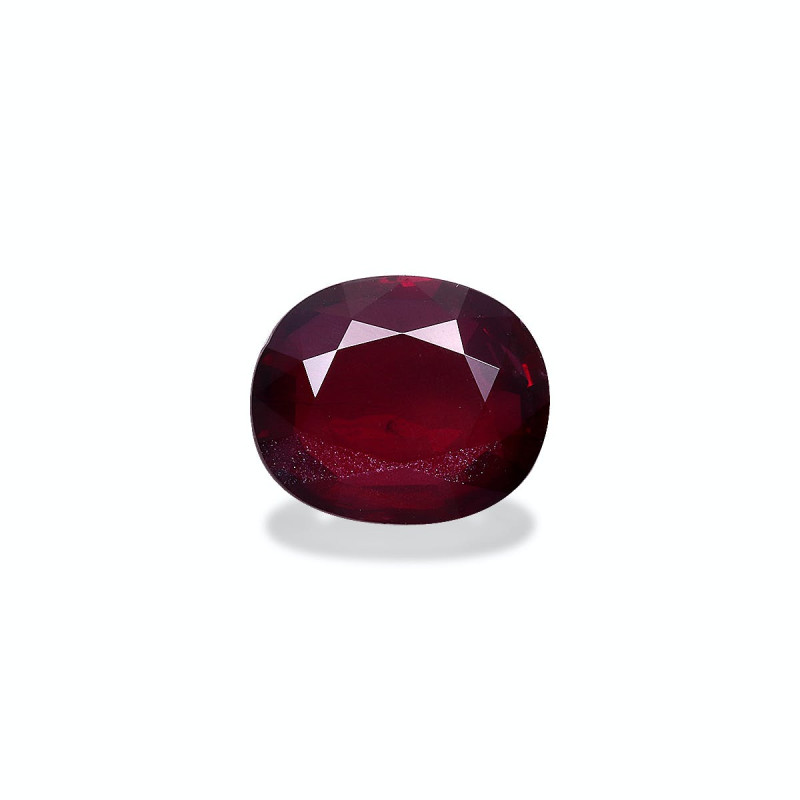 OVAL-cut Mozambique Ruby Red 5.02 carats