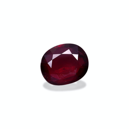 OVAL-cut Mozambique Ruby Red 5.02 carats