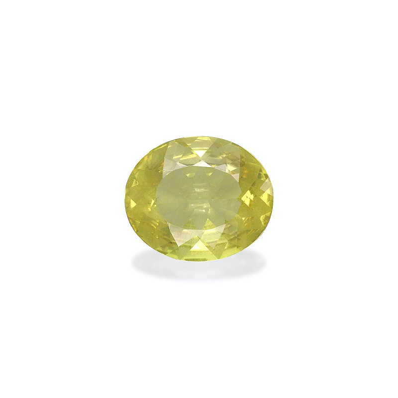 Chrysoberyl taille OVALE Lemon Yellow 4.92 carats