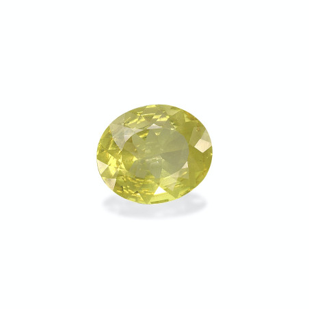 Chrysoberyll lengte OVAL Zitronengelb 4.92 karaten