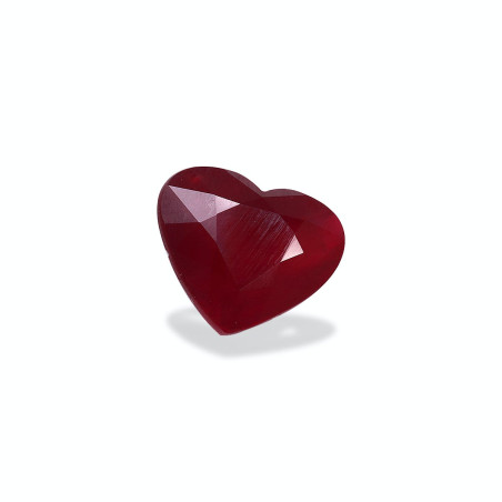 HEART-cut Mozambique Ruby Red 4.04 carats