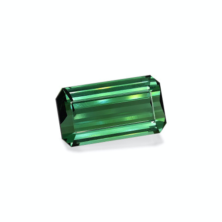 Turmalina Verde taille RECTANGULARE Cotton Green 39.35 carats