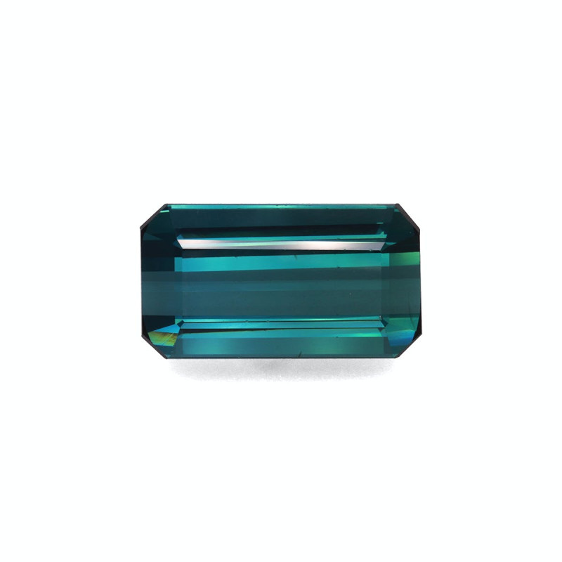 Tourmaline Bleue taille RECTANGULARE Ocean Blue 17.61 carats