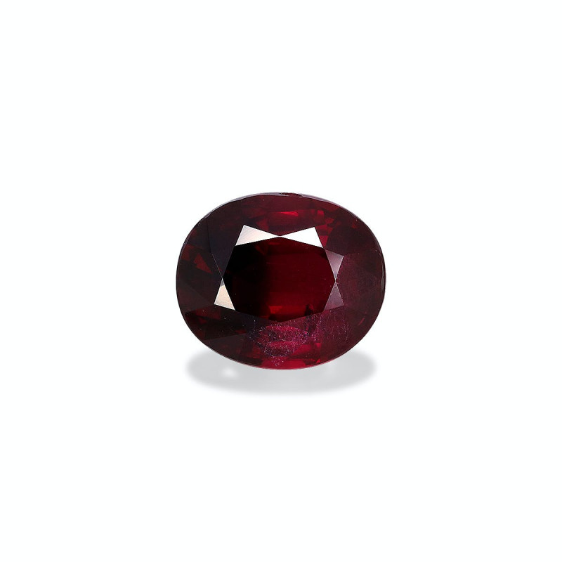 OVAL-cut Mozambique Ruby Red 5.02 carats
