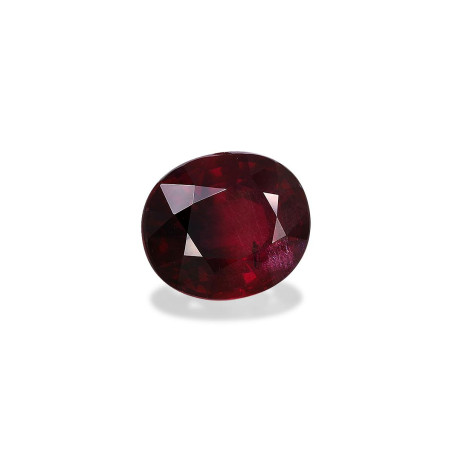 OVAL-cut Mozambique Ruby Red 5.02 carats