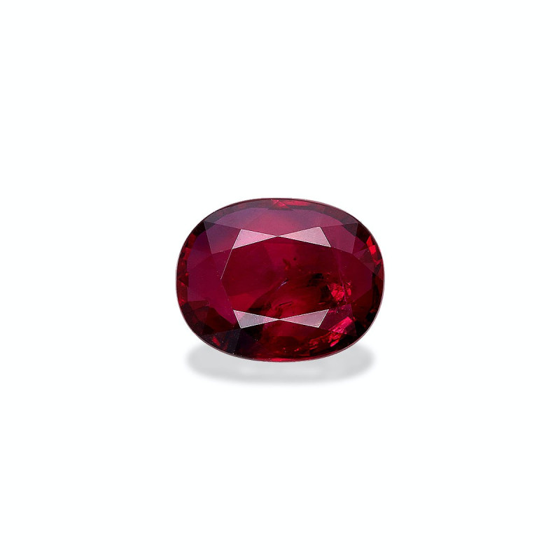 OVAL-cut Mozambique Ruby Red 4.04 carats