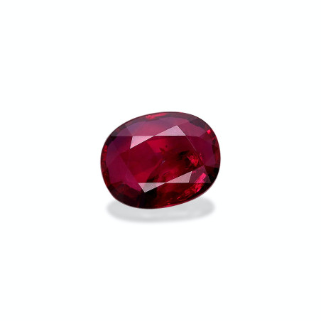 OVAL-cut Mozambique Ruby Red 4.04 carats