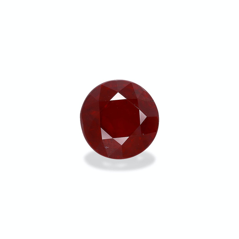 Rubis du Mozambique taille ROND Rouge 4.01 carats