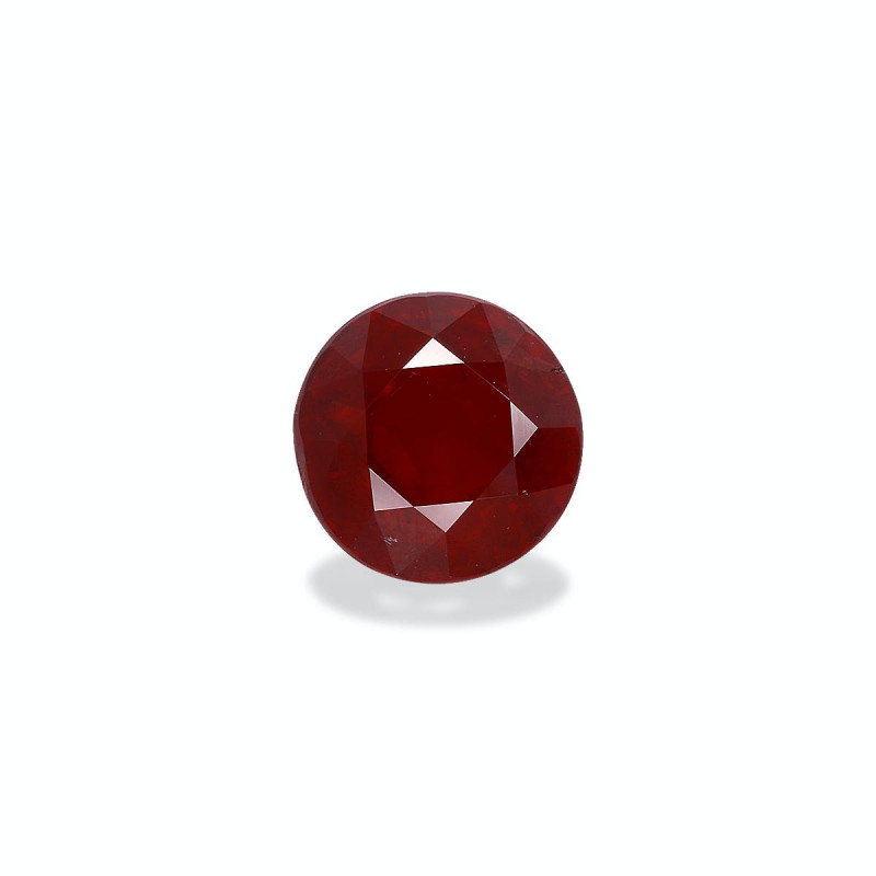 Rubíes de Mozambique taille ROND Rojo 4.01 carats