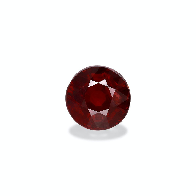 ROUND-cut Mozambique Ruby Red 4.02 carats