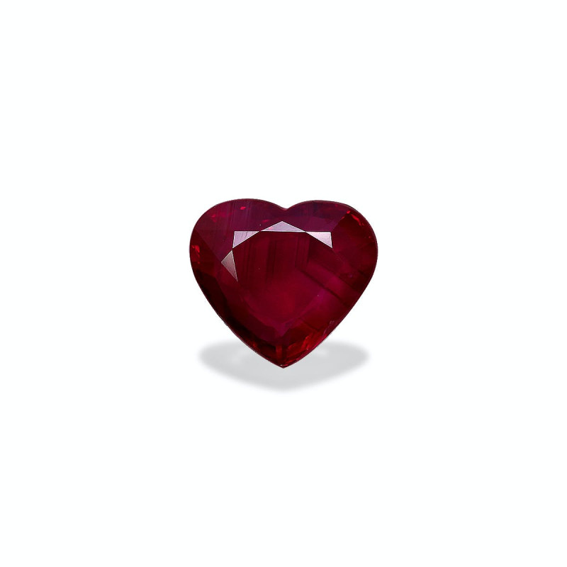 Rub&iacute;es de Mozambique taille COEUR Rojo 3.01 carats