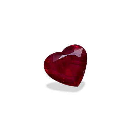 HEART-cut Mozambique Ruby Red 3.01 carats