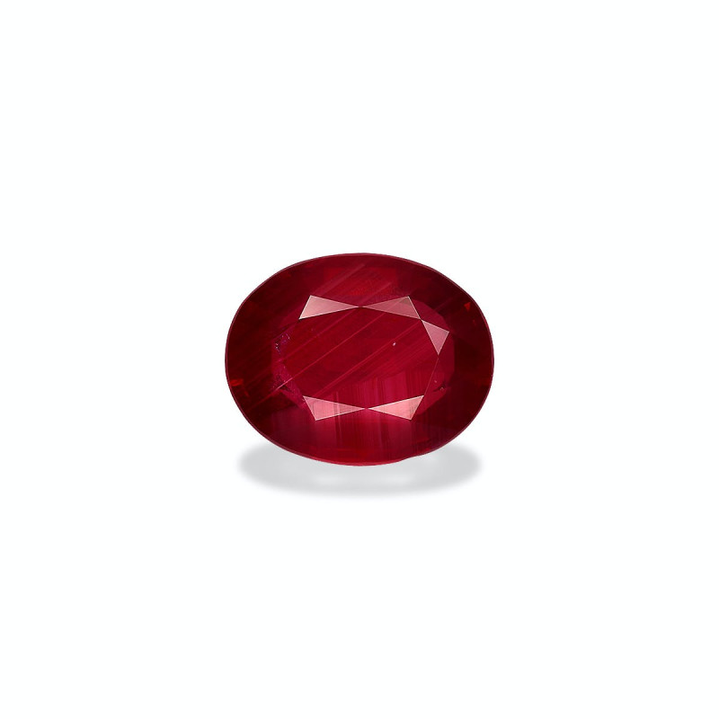 Rubis du Mozambique taille OVALE Rouge 3.00 carats