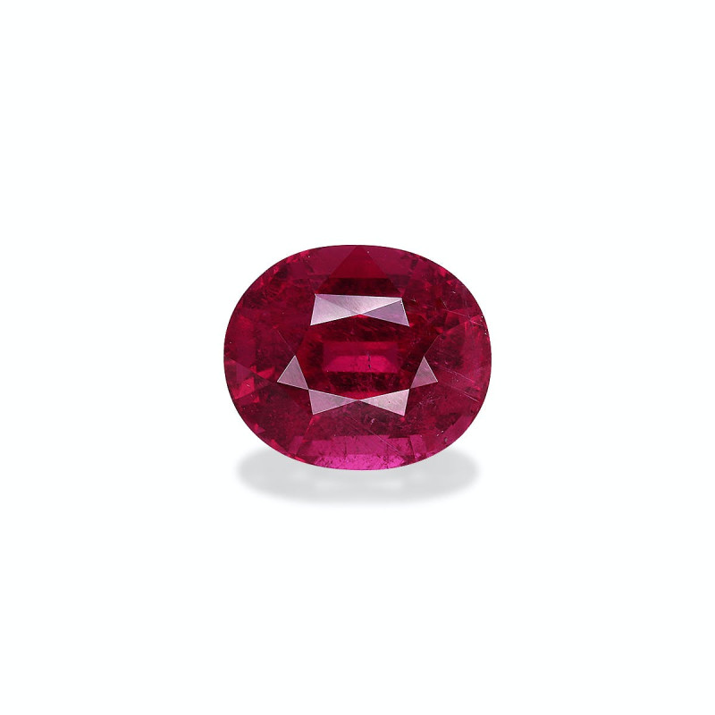 红碧榴石 taille 椭圆形 品红紫色 8.26 carats
