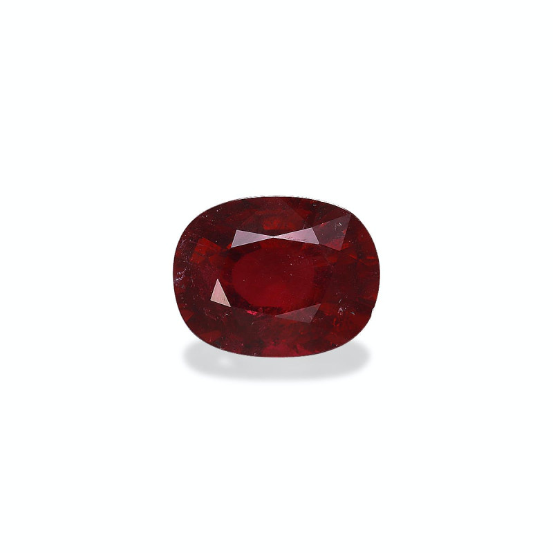 红碧榴石 taille 椭圆形 红玫瑰 4.75 carats