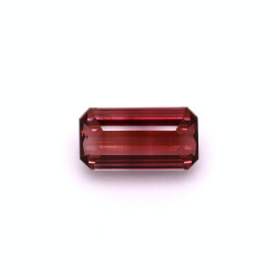 粉红碧玺 taille 矩形的 花梨木粉红色...