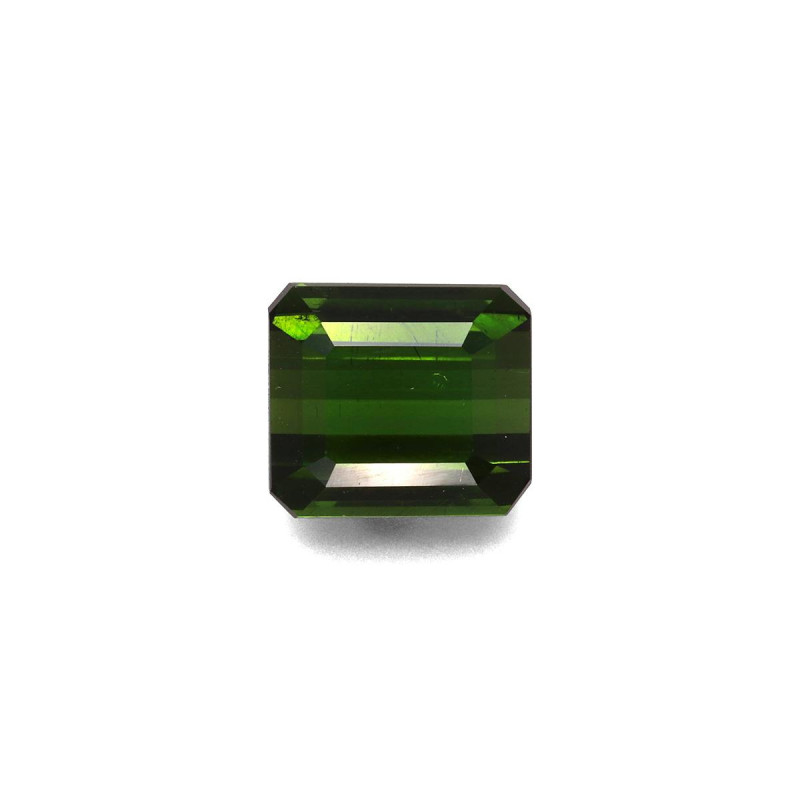 RECTANGULAR-cut Green Tourmaline Forest Green 10.15 carats
