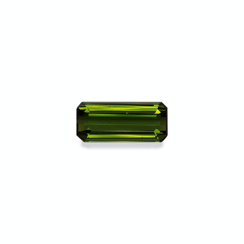 RECTANGULAR-cut Green Tourmaline Moss Green 6.53 carats