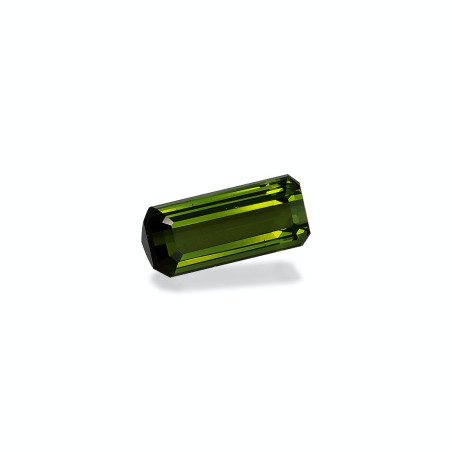 Turmalina Verde taille RECTANGULARE Moss Green 6.53 carats