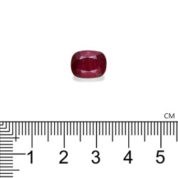 Rubis du Mozambique taille COUSSIN Rouge 5.05 carats