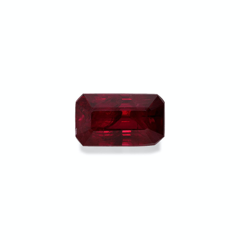 RECTANGULAR-cut Mozambique Ruby Red 5.04 carats