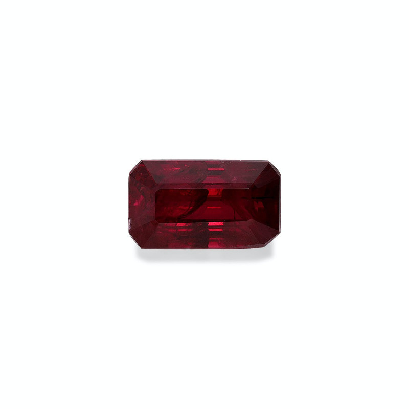 Rubis du Mozambique taille RECTANGULARE Rouge 5.04 carats