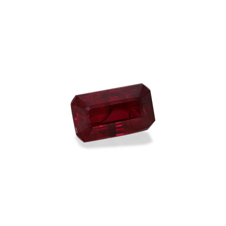 RECTANGULAR-cut Mozambique Ruby Red 5.04 carats