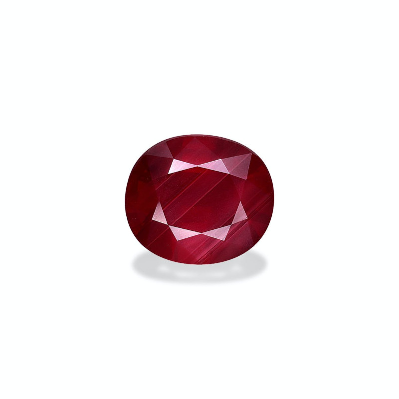 OVAL-cut Mozambique Ruby Red 4.02 carats