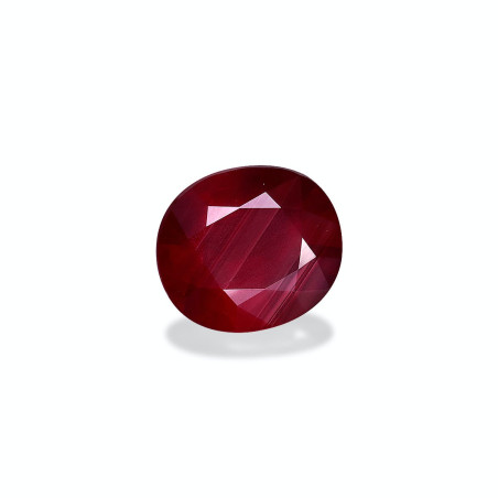 OVAL-cut Mozambique Ruby Red 4.02 carats
